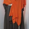 Brown, button-pocket pants - 11