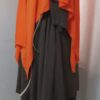 Brown, button-pocket pants - 13