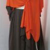 Brown, button-pocket pants - 14