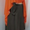Brown, button-pocket pants - 15