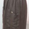 Brown, button-pocket pants - 7