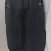 Black, button-pocket pants - 1