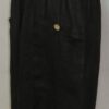Black, button-pocket pants - 7