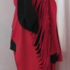 Red, fleece, ladder scarf - 22