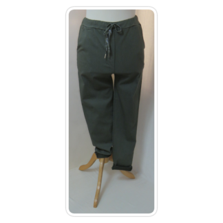 Dark khaki, stretchy, Magic pants