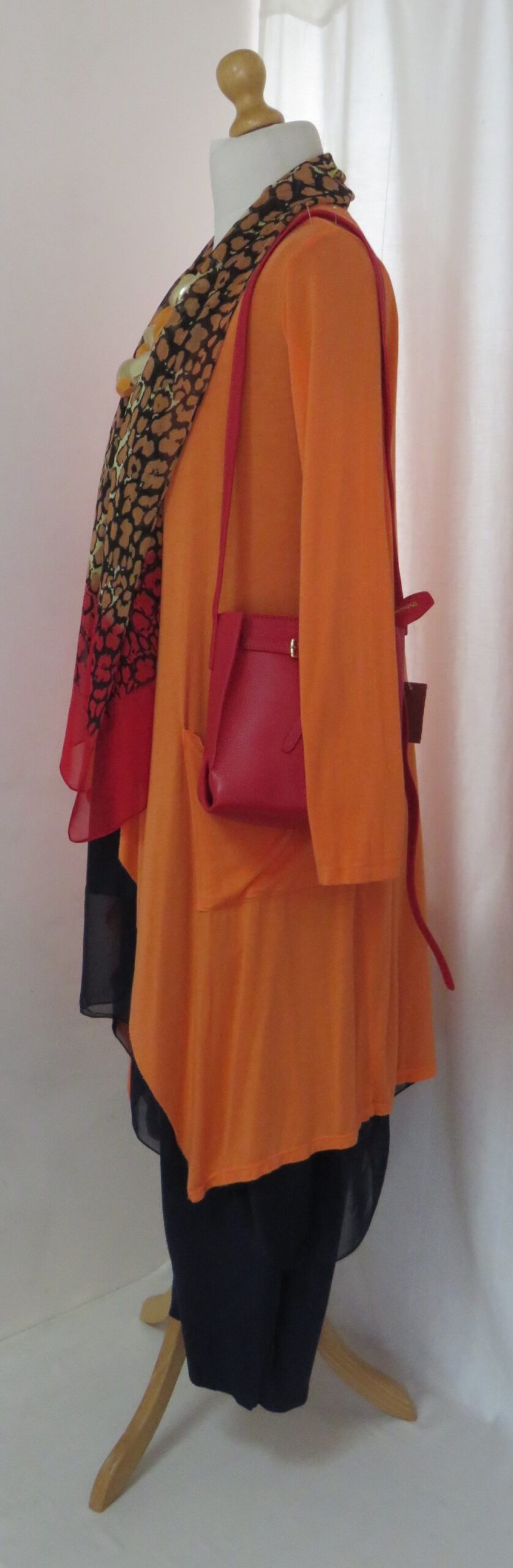 Orange cardigan - 11