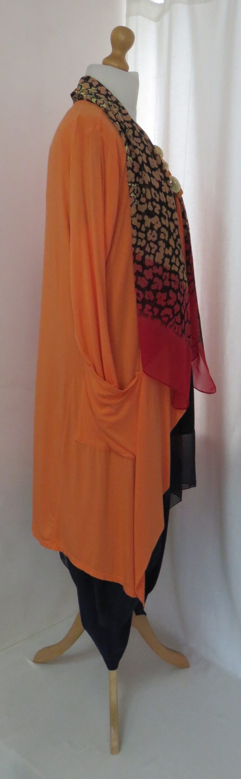 Orange cardigan - 13