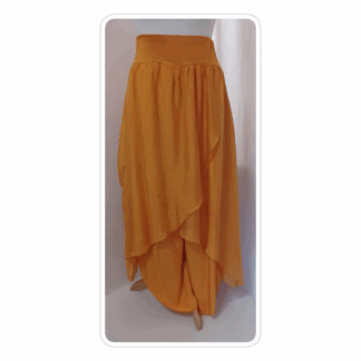 The Lydia, silk, layered, harem pants/culottes - Orange