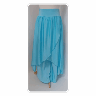 The Lydia, silk, layered, harem pants/culottes - Turquoise