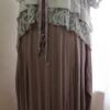 Silver grey, lace overtop - 10