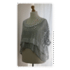Silver grey, lace overtop