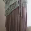 Silver grey, lace overtop - 11