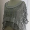 Silver grey, lace overtop - 4