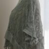 Silver grey, lace overtop - 5