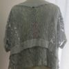 Silver grey, lace overtop - 8