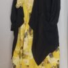 Black, linen jacket - 18