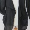 Black, linen jacket - 4