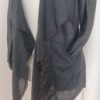 Black, linen jacket - 8