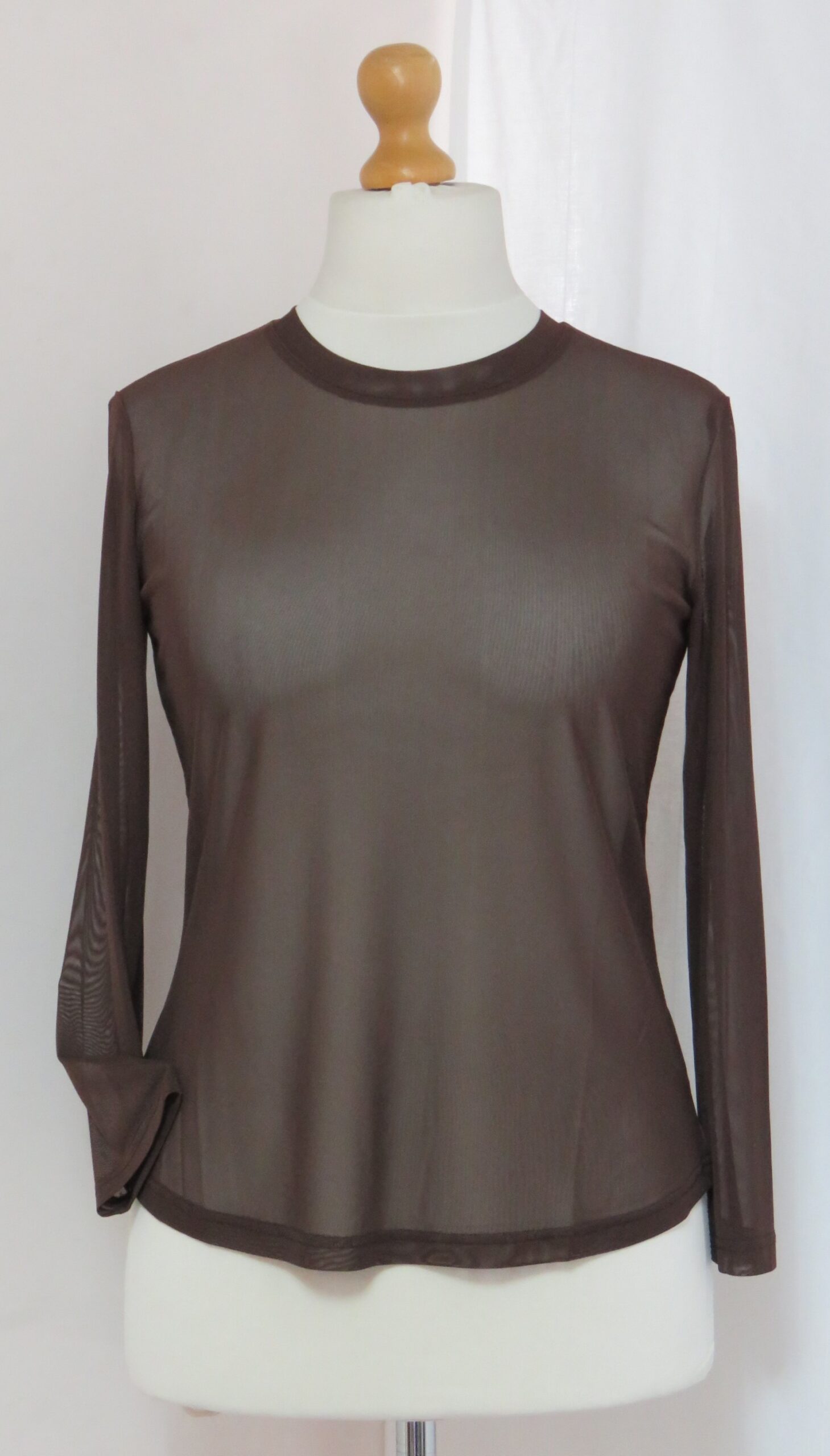 Brown, mesh top - 1