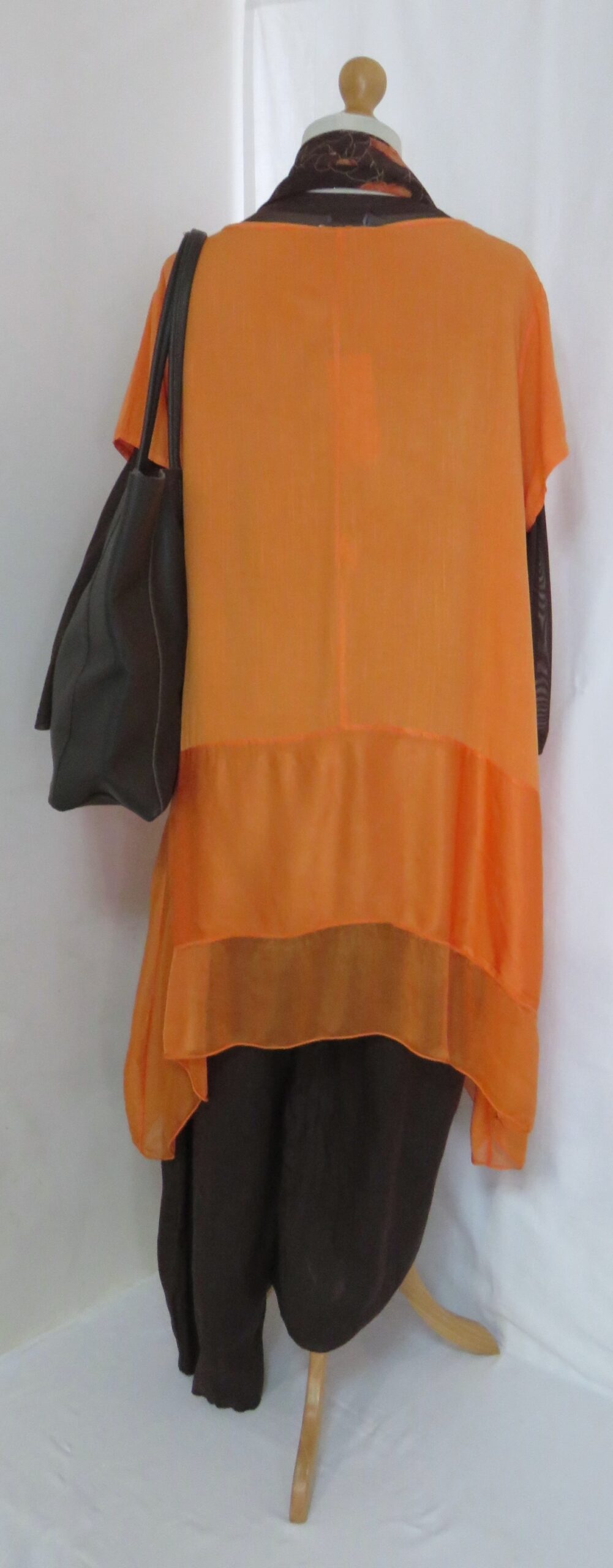 Brown, mesh top - 12