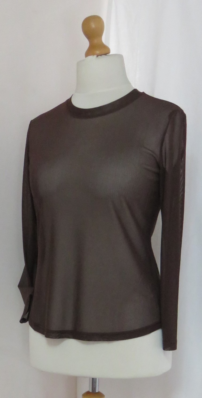 Brown, mesh top - 2
