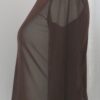Brown, mesh top - 3