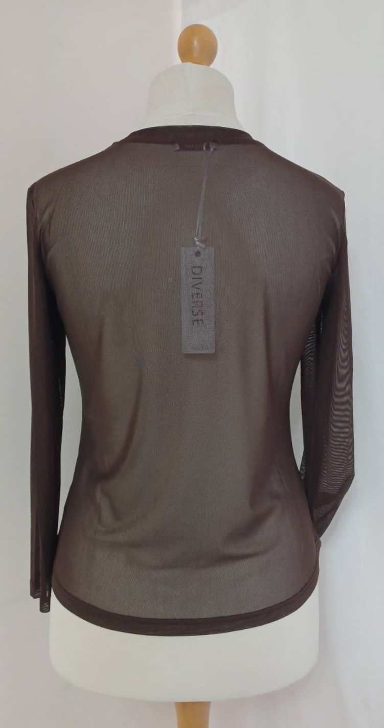 Brown, mesh top - 6