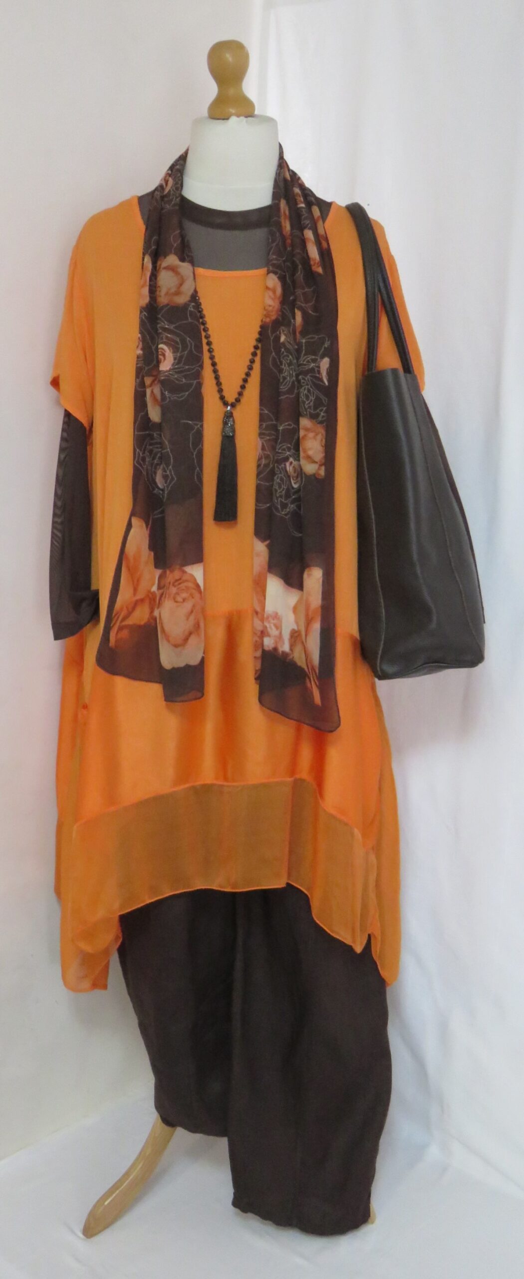 Brown, mesh top - 7